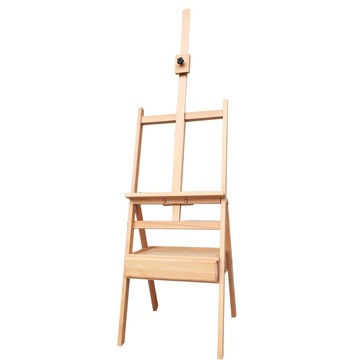 畫架 實木畫板 櫸木制可折疊平放抽屜油畫素描水粉寫生畫架兒童成人畫架畫板套裝