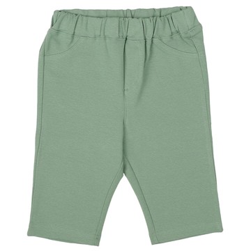 akachan honpo - 5分經典褲 耐摩擦-綠色