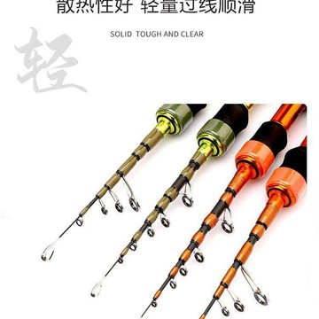 現貨超短節迷你微物杆伸縮路亞竿便攜式多節UL溪流白條馬口飛蠅竿釣具釣竿 偷跑竿 萬能竿