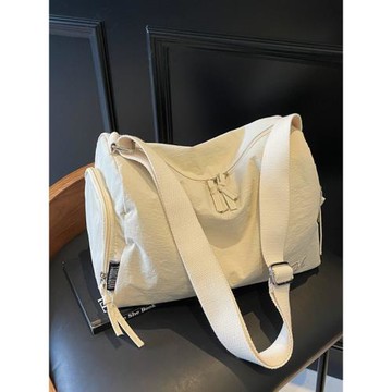 尼龍布大容量托特包女2025新款時尚百搭單肩通勤輕便斜挎健身大包