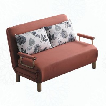 文創集 卡納卡亞麻布多功能沙發椅/沙發床(四色可選)-134x83x88cm免組