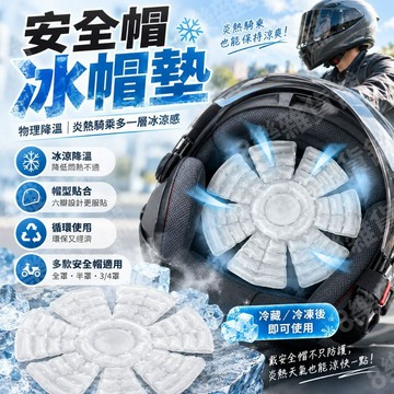 [隔日配！降溫消暑、循環使用] 冰帽墊 降溫墊 安全帽涼感內墊 安全帽內襯墊 涼墊