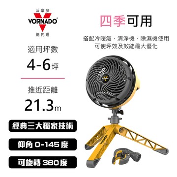 【VORNADO】多變工業風空氣循環扇 / EXO5-TW