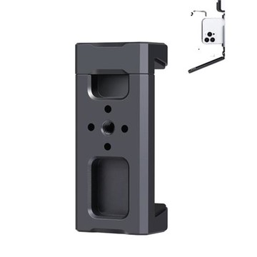 冷靴旋轉鋁合金屬手機夾 帶熱靴口拍攝影快拆手機夾1/4通用接口