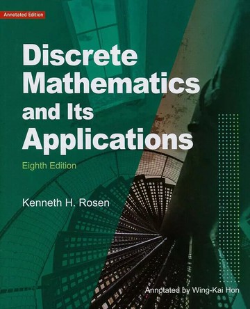 Discrete Mathematics and Its Applications 8/e (Annotated Edition) 導讀本 (8版) Rosen 2019 McGraw-Hill
