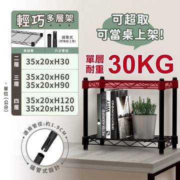 台灣製造 | 可超取 免運 多尺寸35X20系列 鐵架 層架 桌上收納 收納架 鐵力士架 免工具 架子 置物架