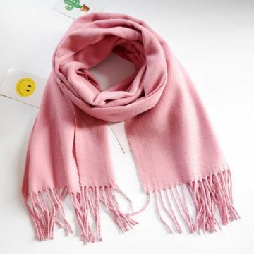 艾米戀 冬季兒童 圍巾純色 仿羊絨圍巾 男女童加厚 保暖 小孩脖圍巾脖套 親子款