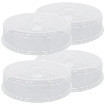 微波保鮮蓋 Set 4  透明密封蓋  PP材質  大/小  17 x 4cm  4個