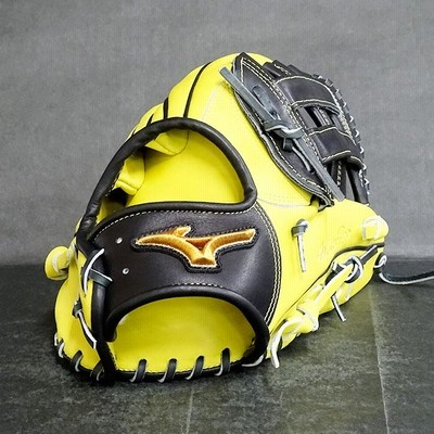 美品☆ミズノプロ 軟式 グローブ 杉本裕太郎モデル 外野用 ミズノ 右投げ用 限定 ミズノプロ 軟式 カラー グラブ 杉本裕太郎モデル 外野