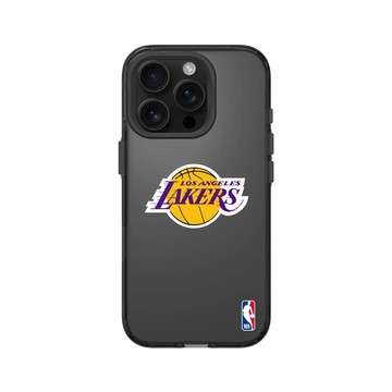 iPhone 16 Pro Clear (相機按鈕) 酷墨灰 - NBA - Logo-洛杉磯湖人 L.A. Lakers