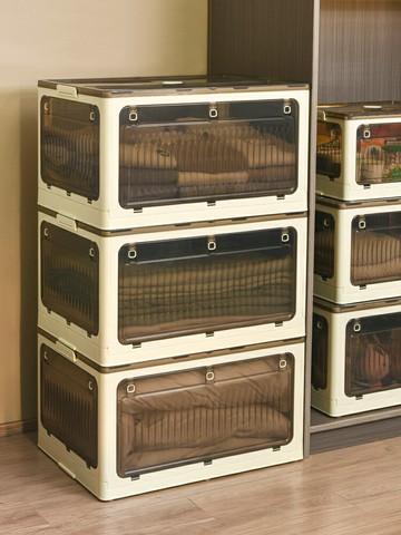 折疊收納箱 家用整理箱衣櫃衣服衣物被子收納儲物盒透明書本儲物箱