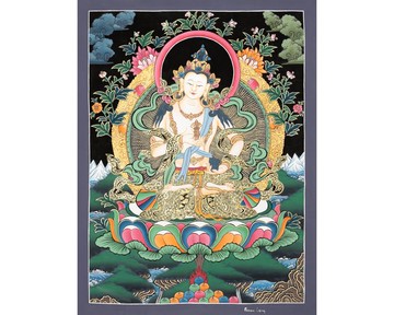 業力如雪般消融－多傑森巴神聖佛教修行捲軸