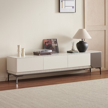 MUNA家居  172型6.6尺岩板電視櫃/抽屜緩衝滑軌  200X40X48cm