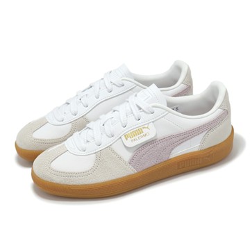 Puma 休閒鞋 Palermo Lth 男鞋 女鞋 白 紫 麂皮 膠底 復古 德訓鞋 39646420