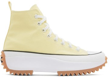 Converse 黄色 Run Star Hike 高帮运动鞋