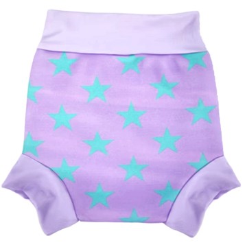 Splash About 游泳尿布褲 活力滿天星 粉紫  皮料厚度1MM  親水活動第一選擇!  中型(M)  1件