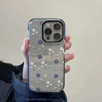 ✨iphone17手機殼✨簡約小碎花適用蘋果iPhone16plus/15手機殼14/13/12/17promax圈圈