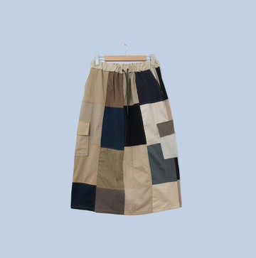 Back to Green- 再製拼接裙 25-35 腰可穿//S08 vintage skirt