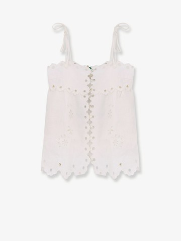 Perforated linen top - FARM RIO - gender_Woman