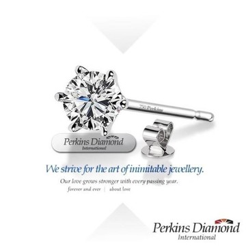 GIA PERKINS 伯金仕 Classic系列 單邊鑽石耳環