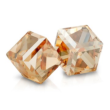 耳環．璀璨金．採用施華洛世奇元素水晶