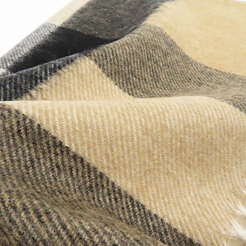 BURBERRY バーバリー 8015549 ハーフ メガ チェック スカーフ カシミア