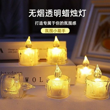 【🔥新品促銷】 萬聖節蠟燭 萬聖節佈置 節日裝飾仿真MINI蠟燭燈可愛少女心氛圍燈浪漫臥室燈睡眠燈迷你浪漫牀頭燈