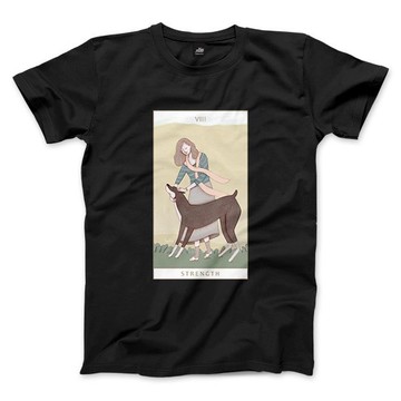 VIII | The Strength - 黑 - 中性版T恤