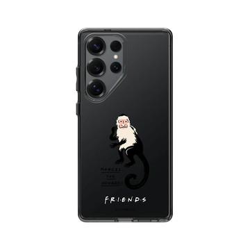 Galaxy S25 Ultra Clear 酷墨灰 - Friends - 猴子馬塞爾