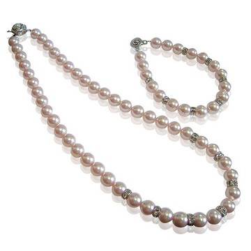 【小樂珠寶】3A正圓南洋深海貝珍珠套組