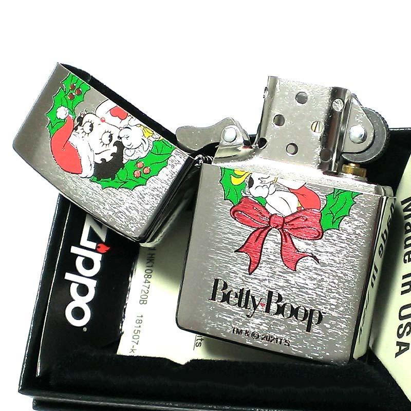 ZIPPO ライター 可愛い Betty Boop 限定 クリスマス ベティ・ブープ ジッポ キャラクター アニメ ベティちゃん キュート かわいい ギフト