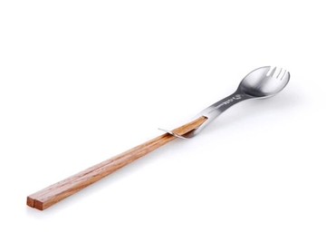 【【蘋果戶外】】GSI 61000 旅行餐具組 12.5吋 (木筷+不鏽鋼湯叉) 環保餐具