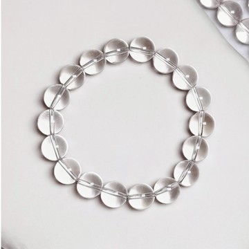 白水晶 天然 透亮 ｜手鍊｜快速出貨｜招財聚富｜淨化能量、智慧專注｜台北現貨｜10mm 6m 4mm《涵秘Hami》