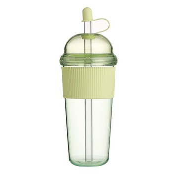 FJ大口徑奶茶杯630ml(綠色) [大買家]