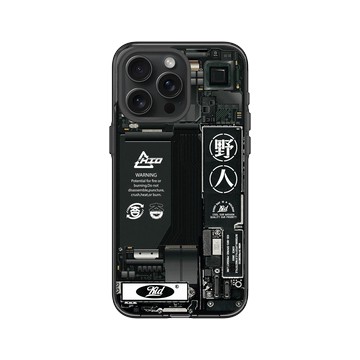 iPhone 15 Pro Max Clear 酷墨灰 - KID - 透視KID野人