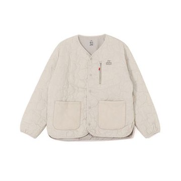CHUMS Booby Stitch Padded Cardigan 女 化纖外套 米灰色 CH141469G057