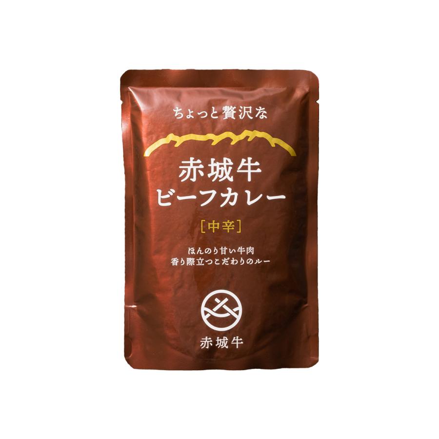 カレー レトルト 高級 ギフト ちょっと贅沢な 赤城牛 ビーフ カレー セット 中辛 200g ×10 肉 牛肉 送料無料 お取り寄せ グルメ プレゼント 贈り物