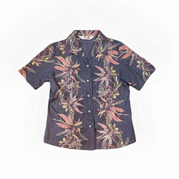 日本復刻Mango 棉質夏威夷襯衫