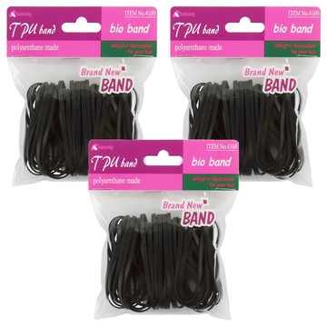 SY 韓國橡皮筋 大盒 黑色 高彈性髮圈 耐用不易斷裂 髮飾配件