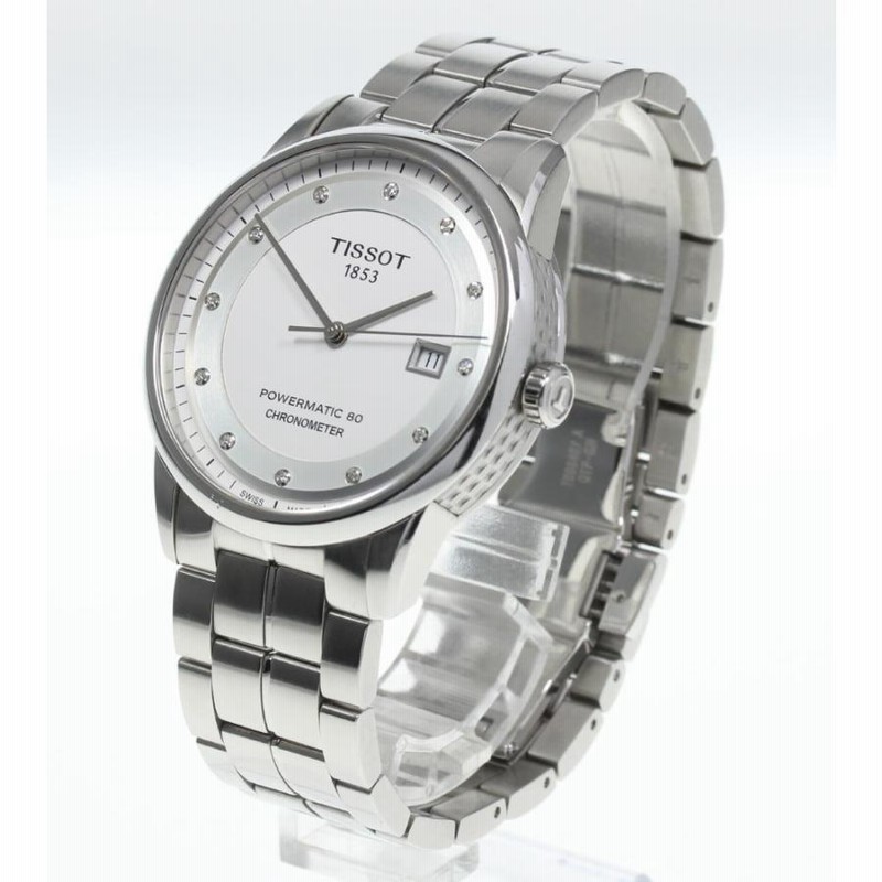 TISSOT】ティソ T-クラシック ラグジュアリー T086408 ダイヤ 自動巻き メンズ 【21105】 | LINEショッピング - アナログ （自動巻き）