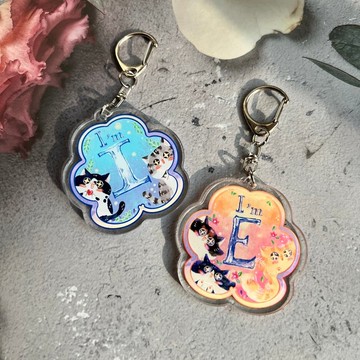 I人E人人格花花鑰匙圈(兩款)