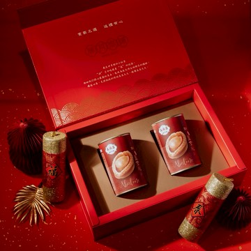 老饕吃過回不去【萬順昌】頂湯紅燒皇金鮑魚 - 2入禮盒 代寫卡片 伴手禮 年節送禮 春節禮盒 用禮盒表心意 送禮推薦 馬上幸福 鮮甜回甘 開罐即食