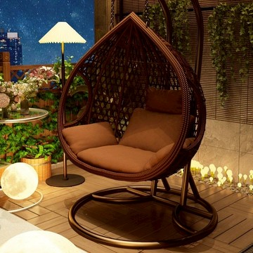 吊籃室內秋千搖籃戶外吊椅藤椅陽臺吊床懶人臥室網紅客廳鳥巢家用