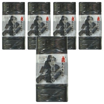 名品農產行 竹炭精油美容皂  500g  5組