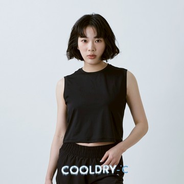 AirFlex 短版運動上衣-Black