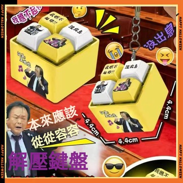 免運出貨💥從從容容語音按鍵 沒出息 發光鑰匙圈 解壓按鍵 我瞧不起你語音吊飾 王世堅語音按鍵 堅哥語錄發聲發光鑰匙扣