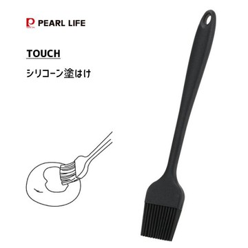 asdfkitty*日本pearl一體成型 耐高溫矽膠刷-黑色/料理刷/烤肉刷/油刷-塗蛋汁.抹油.抹鍋具模具