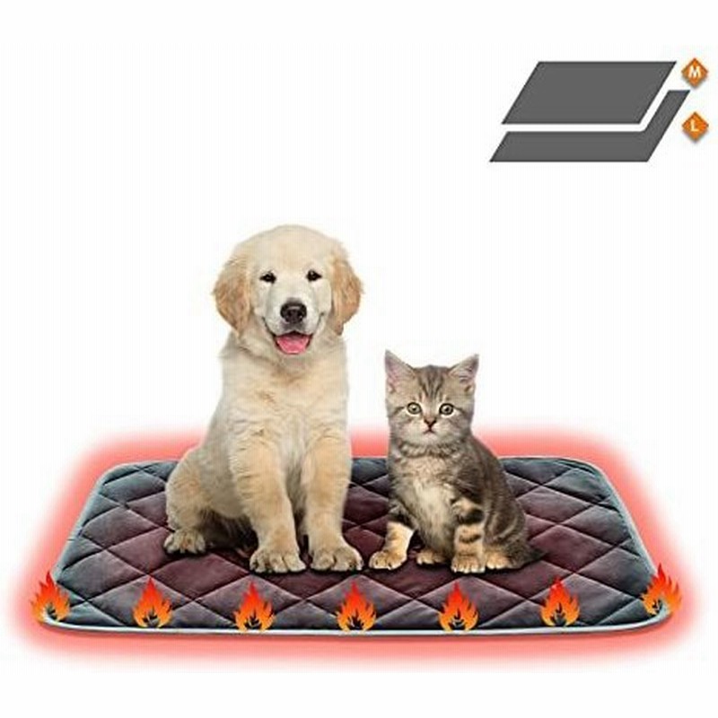 ペット用ホットカーペット ペットヒーター 犬 猫 自発熱ペットベッド ペットケージマット 体温蓄熱 5層の保温設計 滑り止め 電気不要 防寒 暖かい 通販 Lineポイント最大get Lineショッピング