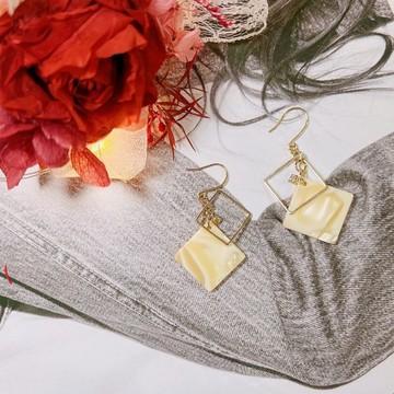 現貨專區｜繽紛方塊耳環(BPE60)｜送禮精選店家★Reyna jewelry 女王飾品