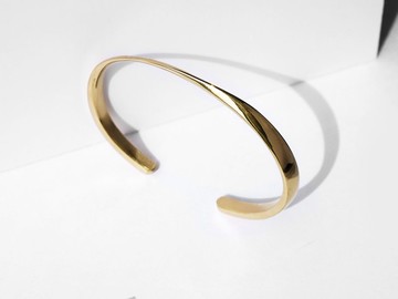 Twisted手鐲 | 金 | 客製刻字